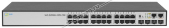 Управляемый POE коммутатор уровня 2+ SNR-S2990G-24TX-POE