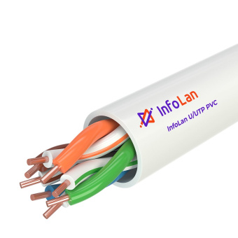 Кабель InfoLan  U/UTP Cat 5e PE 4х2х0,48  внешний
