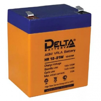 Свинцово-кислотный аккумулятор Delta HR 12-21W