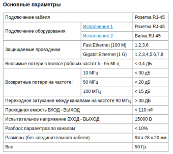 Грозозащита Info-Sys РГ6 исп. 2 (male-female)