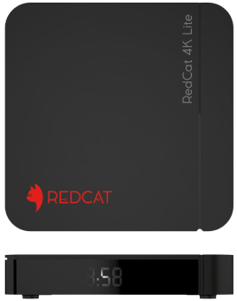 Телевизионная приставка RedCat 4k lite с Bluetooth пультом