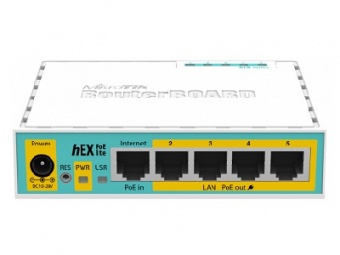 Маршрутизатор Mikrotik hEX PoE lite