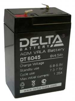 Свинцово-кислотный аккумулятор Delta DT 6045
